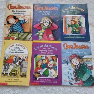 Cam Jansen Kids Mystery Book Set of 6 Detective Sleuth Adventure